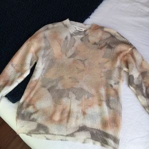 Oversized Marble Print Sweater *Brand New*